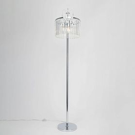 Торшер Citilux Инга CL335941, арматура хром, плафоны хрусталь прозрачный - фото 1