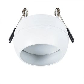 Точечный встраиваемый светильник Arte Lamp Gambo A5550PL-1WH, арматура белый  - фото 1