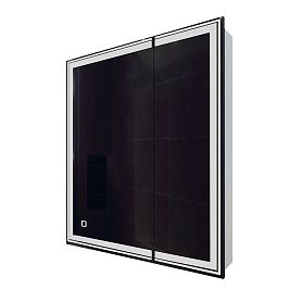 Шкаф-зеркало Mixline Мелис 70x80, левый, с подсветкой, цвет белый - фото 1