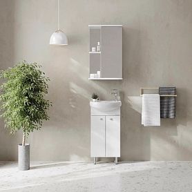 Мебель для ванной Оника Азов 40, цвет белый - фото 1