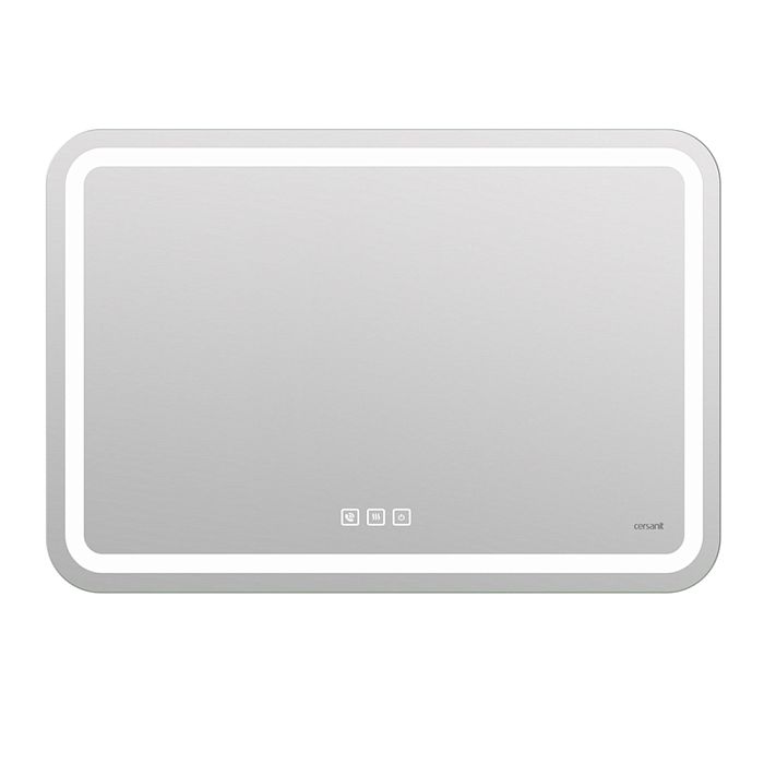 Зеркало Cersanit LED 051 Design Pro 80x55, с подсветкой, с функцией антизапотевания и Bluetooth