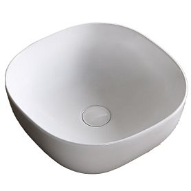 Раковина CeruttiSPA СТ9599 накладная, 41x41 см, цвет белый - фото 1