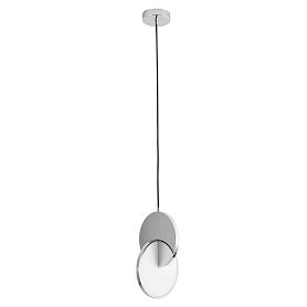 Подвесной светильник Arte Lamp Hannah A1916SP-1CC, арматура хром, плафон белый - фото 1