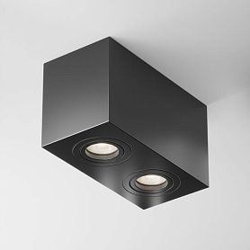 Потолочный светильник Maytoni Technicali Atom C017CL-02B, арматура черная - фото 1