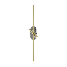 Бра Maytoni Renaissance MOD256WL-L5BS3K2, арматура латунь, профиль силикон белый - фото 1