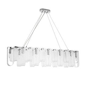 Подвесная люстра Arte Lamp Denebola A4074SP-12CC, арматура хром, плафон стекло прозрачное - фото 1