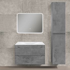 Мебель для ванной Vincea Fine 80, цвет бетон - фото 1