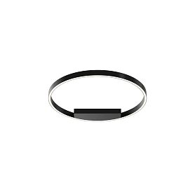 Потолочный светильник Maytoni Rim MOD058CL-L35BK, арматура черная, профиль силикон белый - фото 1