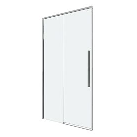 Душевая дверь Grossman Galaxy 100.K33.01.110.10.00 110х195, стекло прозрачное, профиль хром - фото 1