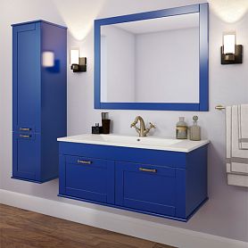 Мебель для ванной Sanflor Ванесса 95, подвесная, цвет индиго - фото 1