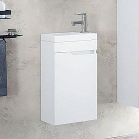 Тумба под раковину Corozo Теона 45, цвет белый - фото 1