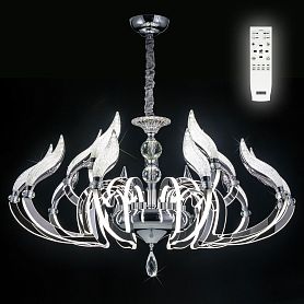 Подвесная люстра Citilux Diva EL339P12, арматура хром, плафоны акрил белый - фото 1