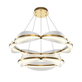 Подвесной светильник Maytoni Breeze MOD281PL-L80BS3K, арматура латунь, плафон акрил прозрачный - фото 1