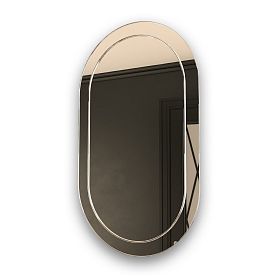 Зеркало Mixline Ива 55x90, с гравировкой - фото 1