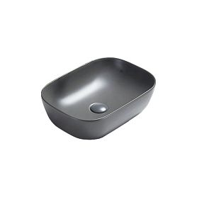 Раковина Vincea VBS-102MG, керамическая, 46x33 см, цвет серый матовый - фото 1