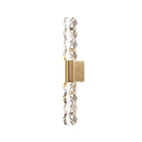 Бра Maytoni Selemo MOD328WL-L5BS3K, арматура латунь, профиль хрусталь прозрачный - фото 1