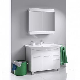 Мебель для ванной Aqwella Корсика 85, цвет белый - фото 1