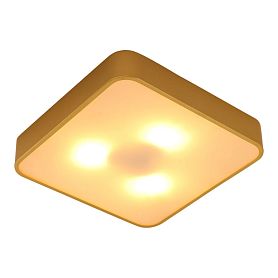 Потолочный светильник Arte Lamp Cosmopolitan A7210PL-3GO, арматура золото, плафон стекло белое - фото 1