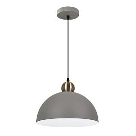 Подвесной светильник Arte Lamp Recinto A7053SP-1GY, арматура серый, плафон металл серый - фото 1