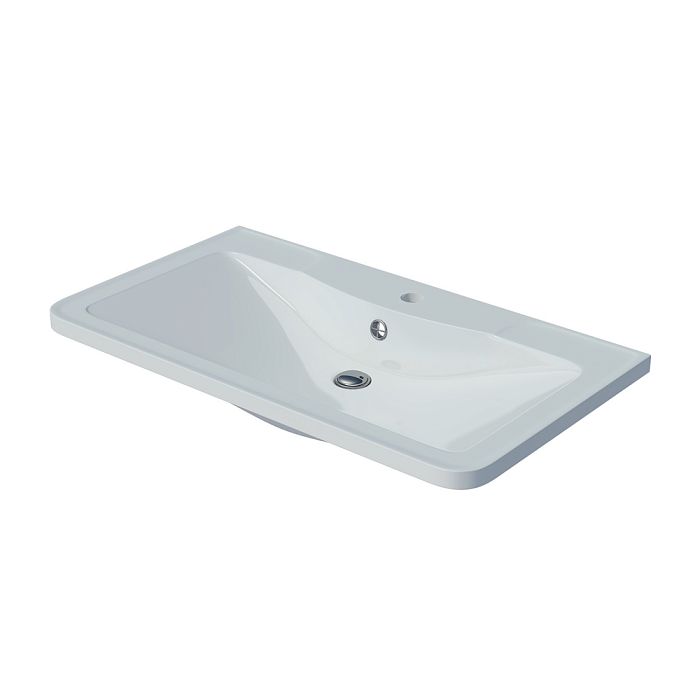 Раковина Corozo  Adel 80,  искусственный мрамор, цвет белый