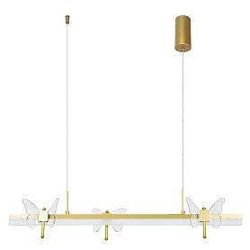 Подвесной светильник Arte Lamp Darcy A2187SP-1GO, арматура золото, плафон акрил прозрачный - фото 1