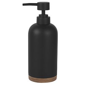Дозатор WasserKRAFT Vils K-6199 для жидкого мыла, настольный, цвет черный / коричневый - фото 1
