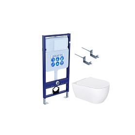 Комплект Акватек Европа New KKI 2: Инсталляция Standart INS-0000012 + Унитаз Европа AQ1106L-00 белый - фото 1