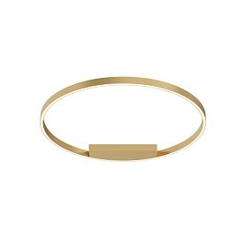 Потолочный светильник Maytoni Rim MOD058CL-L50BSK, арматура латунь, профиль силикон белый - фото 1