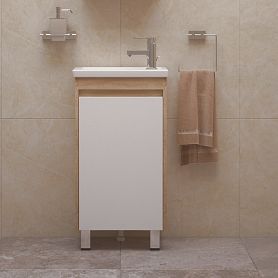 Тумба под раковину Corozo Остин 45, цвет дуб сонома - фото 1