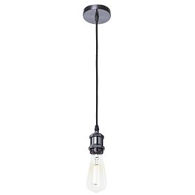 Подвесной светильник Arte Lamp Electra A7002SP-1BC, арматура черная хром    - фото 1
