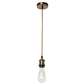 Подвесной светильник Arte Lamp Electra A7002SP-1PB, арматура полированная медь    - фото 1