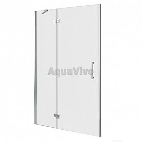 Душевая дверь Good Door Saturn WTW-120-C-CH-L 120, стекло прозрачное, профиль хром, левая - фото 1