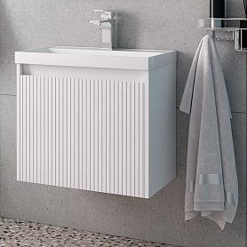 Тумба под раковину Corozo Блисс 60, цвет белый - фото 1