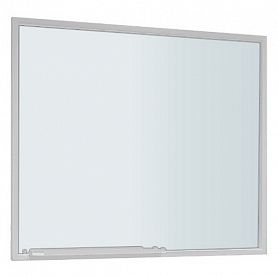 Зеркало Grossman Лофт 90x70, в раме, с полкой, цвет белый - фото 1