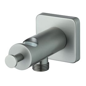 Подключение шланга Lemark LM3785GM, с держателем для душа, цвет графит - фото 1
