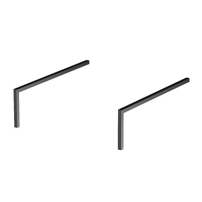 Ножки для тумбы AM.PM Sense, 15 см, цвет черный матовый (2 штуки)