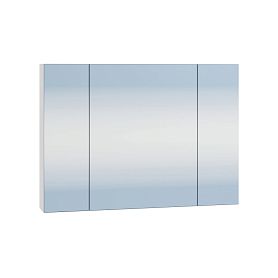 Шкаф-зеркало Санта Аврора 90, цвет белый - фото 1