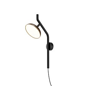 Бра Maytoni Vita MOD451WL-L8B3K, арматура черная, плафон металл черный - фото 1