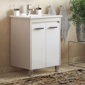 Тумба под раковину Corozo Лорена 65, цвет лайн - фото 1