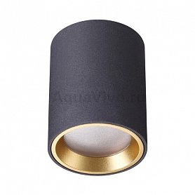 Точечный светильник Odeon Light Aquana 4205/1C, арматура цвет черный, плафон/абажур металл, цвет желтый/черный - фото 1