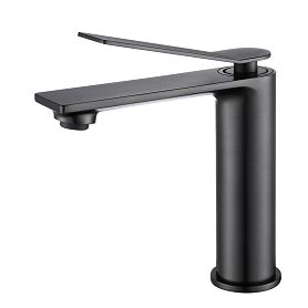 Смеситель Vincea Verse VBF-2VE1GM для раковины, цвет вороненая сталь - фото 1