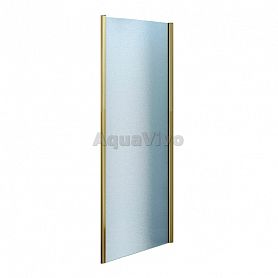 Боковая стенка Good Door Jazze SP-80-G-BR 80, стекло грейп, профиль бронза - фото 1