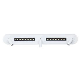 Спот Arte Lamp Pisces A2220PL-3WH, арматура белая, плафон акрил белый - фото 1