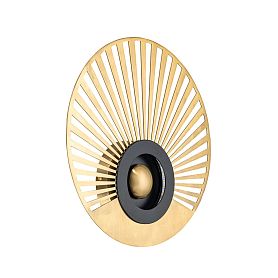 Декоративная подсветка Arte Lamp Biscotto A2641AP-1GO, арматура золото, плафон акрил  - фото 1
