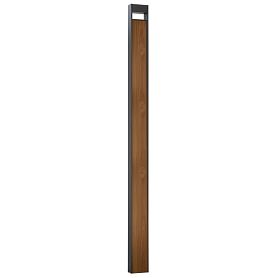 Ландшафтный светильник Arte Lamp Arneb A2140PA-1BR, арматура коричневый, плафон алюминий черный - фото 1