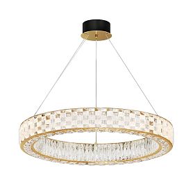 Подвесной светильник Maytoni Castello MOD336PL-L170G3K, арматура золото, профиль хрусталь прозрачный - фото 1