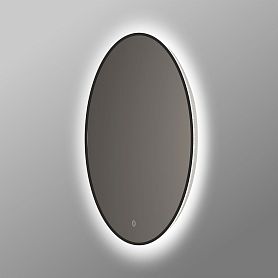 Зеркало Vincea VLM-3DE700B LED 70х70, с подсветкой, сенсорным выключателем и диммером, цвет черный - фото 1