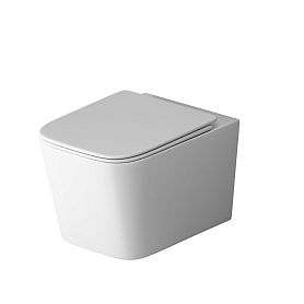 Унитаз Grossman Tornado GR-4404 MSQ подвесной, безободковый, с сиденьем микролифт, цвет белый матовый - фото 1