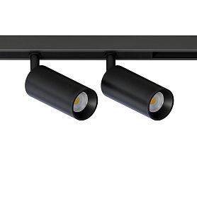 Магнитный трековый светильник Arte Lamp Optima A7280PL-2BK, арматура черная    - фото 1