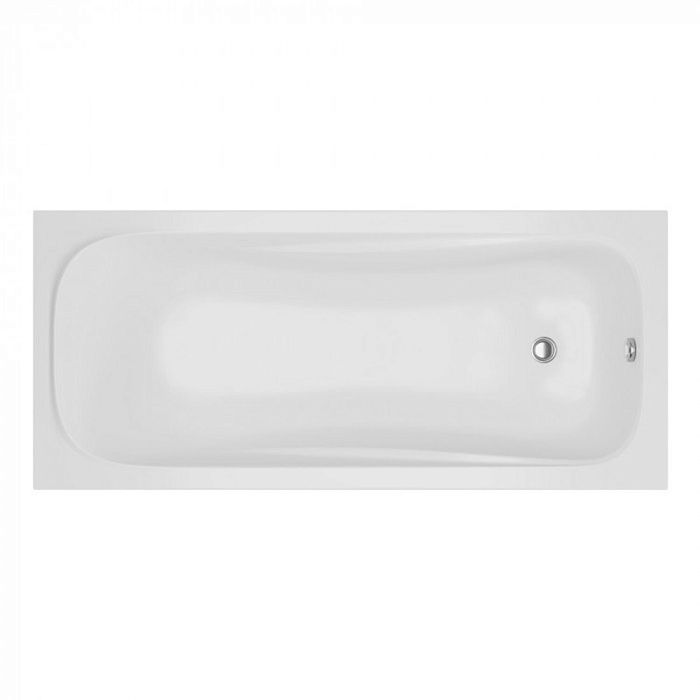 Ванна Delice Triumph 170х70, литьевой мрамор, без ножек, цвет белый